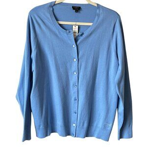 Talbots Women Long Sleeve Button-Up Cardigan, 2XP